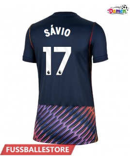 Günstige Tottenham Hotspur Savio #17 Auswärtstrikot Damen 2026-27 Kurzarm